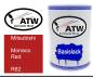 Preview: Mitsubishi, Monaco Red, R82: 500ml Lackdose, von ATW Autoteile West.